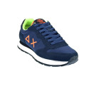 Zapatillas Sun68 AX zapatos Hombre modelo Tom Fluo Azul Cordón