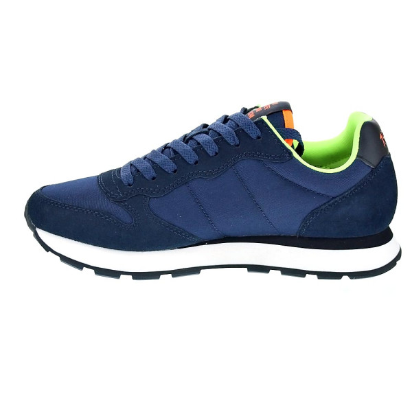 Zapatillas Sun68 AX zapatos Hombre modelo Tom Fluo Azul Cordón