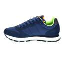 Zapatillas Sun68 AX zapatos Hombre modelo Tom Fluo Azul Cordón