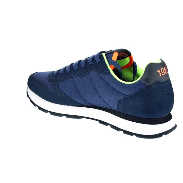 Zapatillas Sun68 AX zapatos Hombre modelo Tom Fluo Azul Cordón