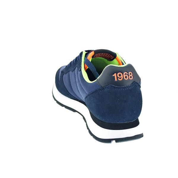 Zapatillas Sun68 AX zapatos Hombre modelo Tom Fluo Azul Cordón