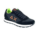 Zapatillas Sun68 AX zapatos Hombre modelo Tom Fluo Negro Cordón