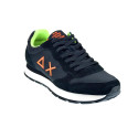 Zapatillas Sun68 AX zapatos Hombre modelo Tom Fluo Negro Cordón