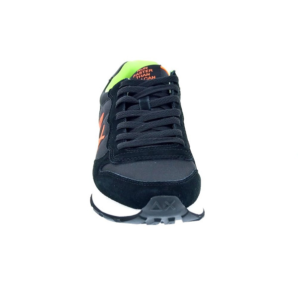 Zapatillas Sun68 AX zapatos Hombre modelo Tom Fluo Negro Cordón