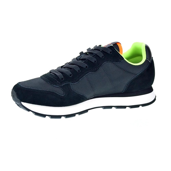 Zapatillas Sun68 AX zapatos Hombre modelo Tom Fluo Negro Cordón