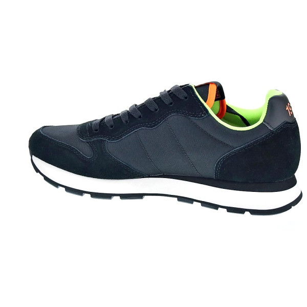 Zapatillas Sun68 AX zapatos Hombre modelo Tom Fluo Negro Cordón