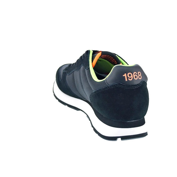 Zapatillas Sun68 AX zapatos Hombre modelo Tom Fluo Negro Cordón