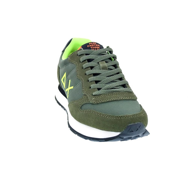 Zapatillas Sun68 AX zapatos Hombre modelo Tom Fluo Verde Cordón