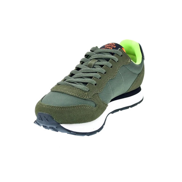 Zapatillas Sun68 AX zapatos Hombre modelo Tom Fluo Verde Cordón