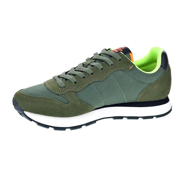 Zapatillas Sun68 AX zapatos Hombre modelo Tom Fluo Verde Cordón