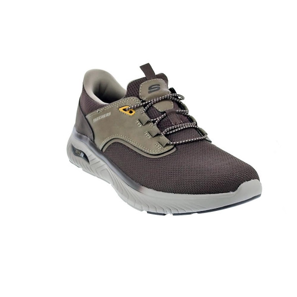 Zapatillas Skechers zapatos Hombre modelo Slipins Arch Fit Crosser Marrón 
