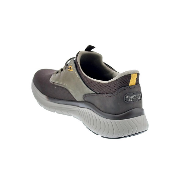 Zapatillas Skechers zapatos Hombre modelo Slipins Arch Fit Crosser Marrón 