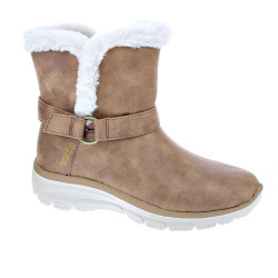 Botines Skechers zapatos Mujer modelo Slipins Easy Going Marrón  2