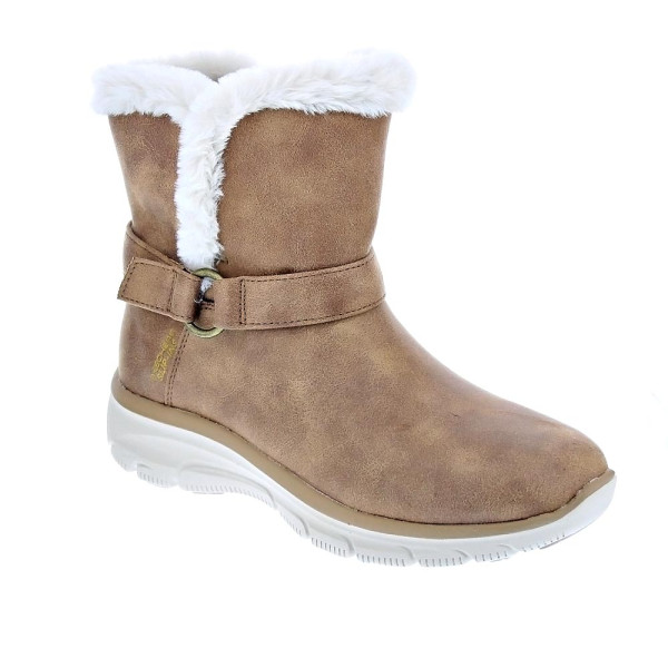 Botines Skechers zapatos Mujer modelo Slipins Easy Going Marrón 