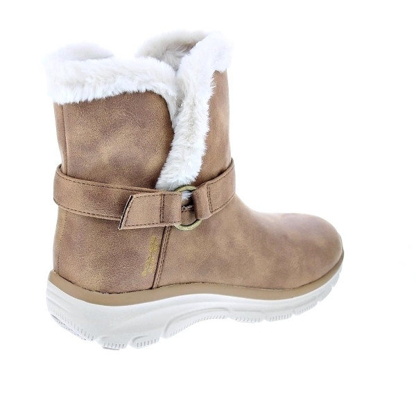 Botines Skechers zapatos Mujer modelo Slipins Easy Going Marrón 