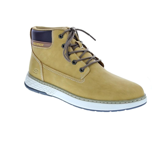 Botines Skechers zapatos Hombre modelo Garlan Deno Amarillo 