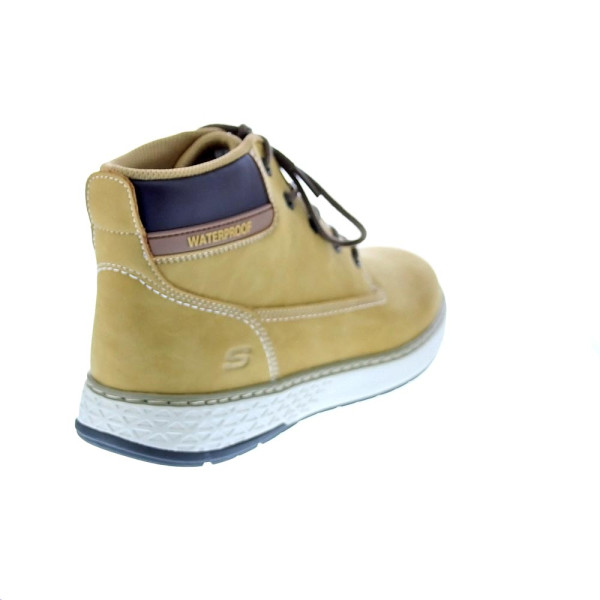 Botines Skechers zapatos Hombre modelo Garlan Deno Amarillo 
