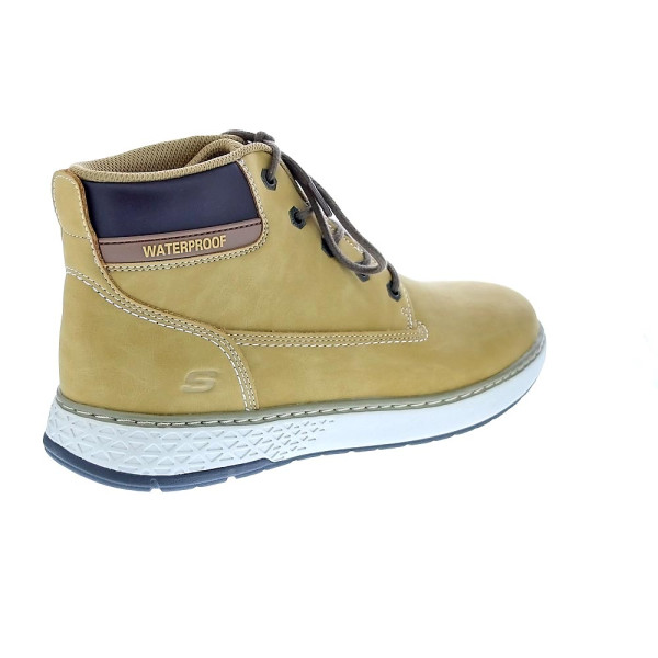 Botines Skechers zapatos Hombre modelo Garlan Deno Amarillo 
