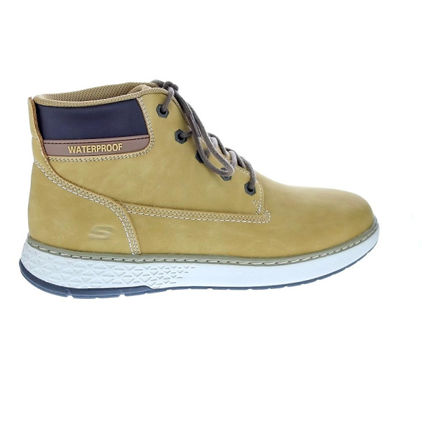 Botines Skechers zapatos Hombre modelo Garlan Deno Amarillo 