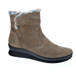 Botines Imac zapatos Mujer modelo 856669 Beige Cremallera 2