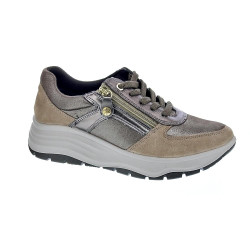 Zapatillas Imac zapatos Mujer modelo 856870 Beige Cordón 2