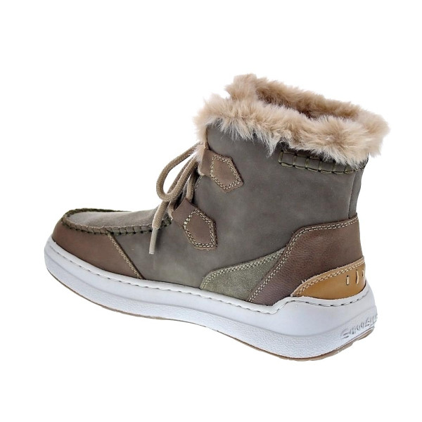 Botines Sunni Sabbi zapatos Mujer modelo Atlas Marrón Cordón