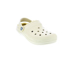 Zuecos Crocs zapatos Mujer modelo Classic Lined Clog Beige 