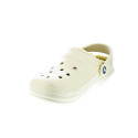 Zuecos Crocs zapatos Mujer modelo Classic Lined Clog Beige 