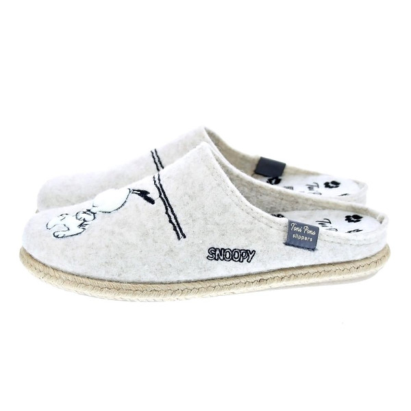 Pantuflas Toni Pons zapatos Mujer modelo Snoopy Beige 