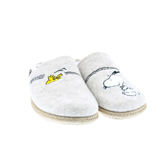 Pantuflas Toni Pons zapatos Mujer modelo Snoopy Beige 