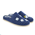 Pantuflas Toni Pons zapatos Hombre modelo Charlie Azul 