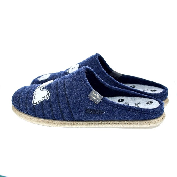 Pantuflas Toni Pons zapatos Hombre modelo Charlie Azul 
