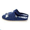Pantuflas Toni Pons zapatos Hombre modelo Charlie Azul 