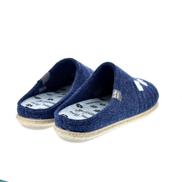 Pantuflas Toni Pons zapatos Hombre modelo Charlie Azul 