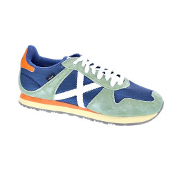 Zapatillas Munich zapatos Hombre modelo Massana Classic 601 Verde Cordón 2