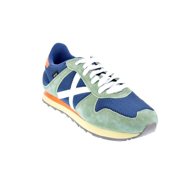 Zapatillas Munich zapatos Hombre modelo Massana Classic 601 Verde Cordón