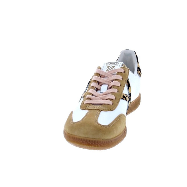 Zapatillas Munich zapatos Mujer modelo Barru 227 Beige Cordón