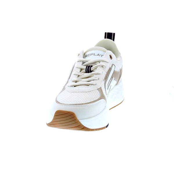 Zapatillas Replay zapatos Mujer modelo Sister Emeli Beige Cordón