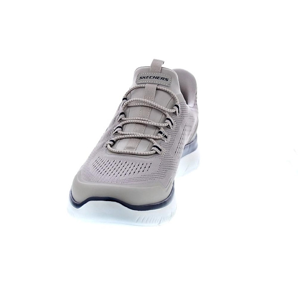 Zapatillas Skechers zapatos Hombre modelo Summits Top Rate Slip-ins Beige Elástico