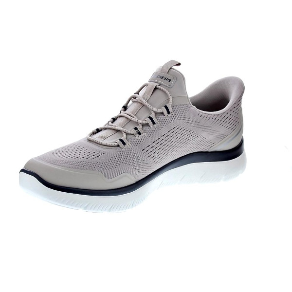 Zapatillas Skechers zapatos Hombre modelo Summits Top Rate Slip-ins Beige Elástico