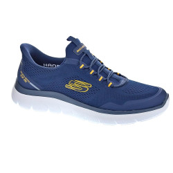 Zapatillas Skechers zapatos Hombre modelo Summits Top Rate Slip-ins Azul Elástico 2