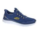 Zapatillas Skechers zapatos Hombre modelo Summits Top Rate Slip-ins Azul Elástico