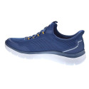 Zapatillas Skechers zapatos Hombre modelo Summits Top Rate Slip-ins Azul Elástico