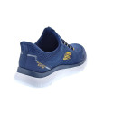Zapatillas Skechers zapatos Hombre modelo Summits Top Rate Slip-ins Azul Elástico