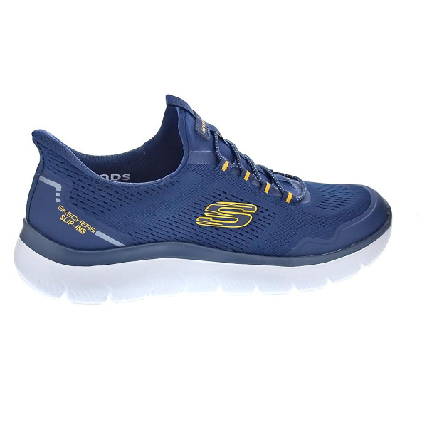 Zapatillas Skechers zapatos Hombre modelo Summits Top Rate Slip-ins Azul Elástico