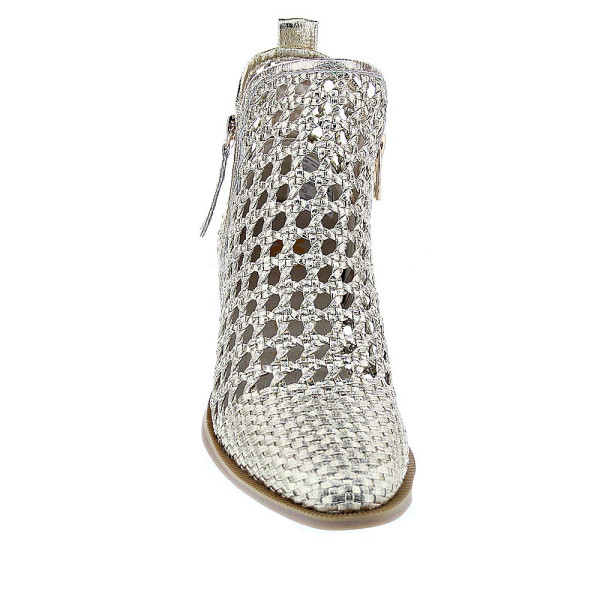 Botines Xti zapatos Mujer modelo 145267 Oro Cremallera