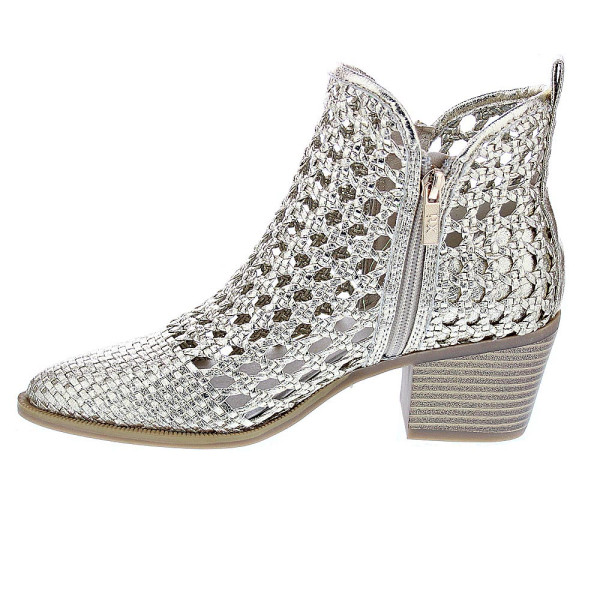 Botines Xti zapatos Mujer modelo 145267 Oro Cremallera