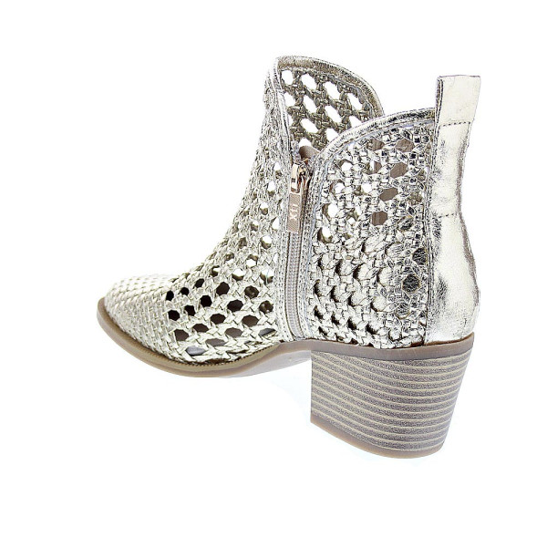 Botines Xti zapatos Mujer modelo 145267 Oro Cremallera