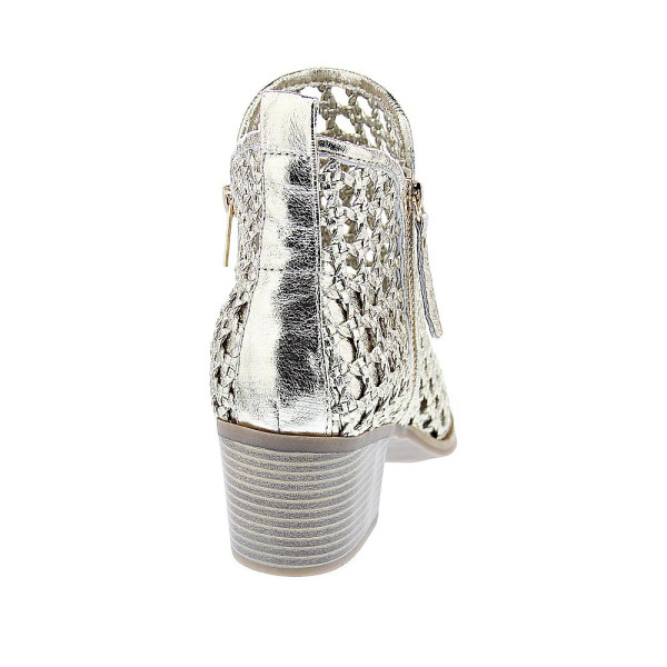 Botines Xti zapatos Mujer modelo 145267 Oro Cremallera