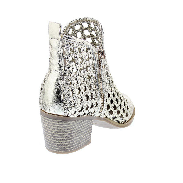 Botines Xti zapatos Mujer modelo 145267 Oro Cremallera